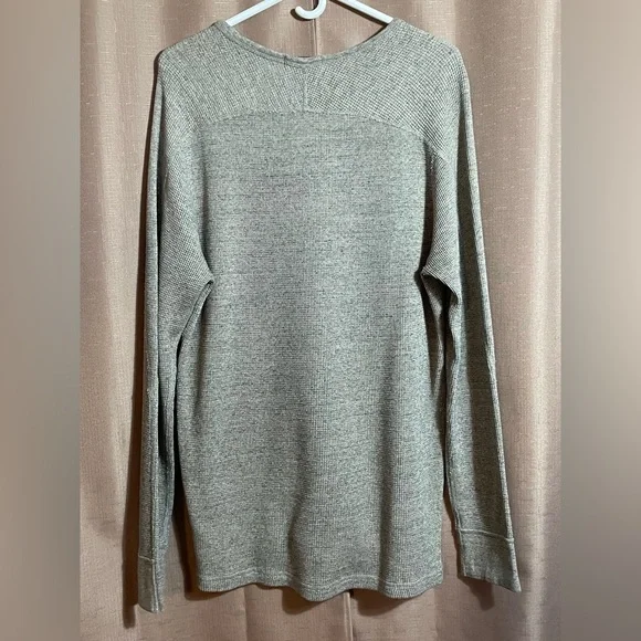 Men’s Polo Ralph Lauren Waffle Knit Graphic Thermal XL Grey & Blue Nautical GUC - Picture 2 of 7